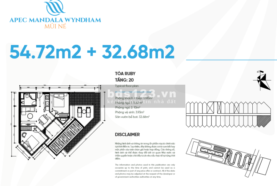 Cần Bán Cắt lỗ Apec Mũi Né 1PN-700 Triệu, 2PN 2.6 tỷ, View Biển Mũi Né