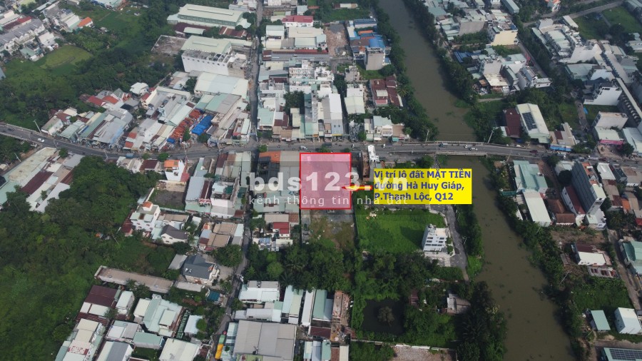 Đất nền mặt tiền đường Hà Huy Giáp, sổ hồng riêng, giá bán 79 triệu/m2 đầu tư sinh lời