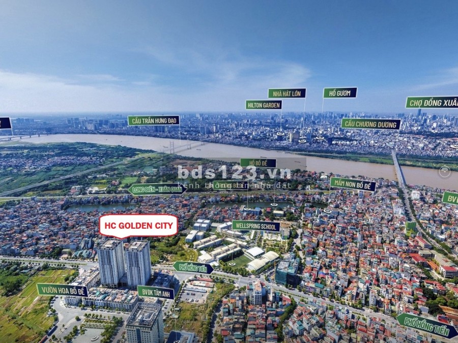 Bán căn hộ 3PN diện tích 120m2 view Sông Hồng chỉ từ 02 tỷ chiết khấu cho khách