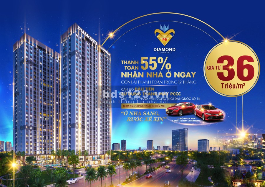 Căn hộ mặt tiền QL1A giáp ranh Thủ Đức, chỉ 660 triệu nhận nhà trong năm 2022