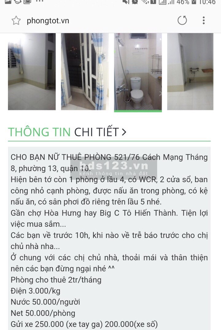 Cho nữ thuê phòng trọ liên hệ chị linh 0368739699 giá 2 triệu/tháng