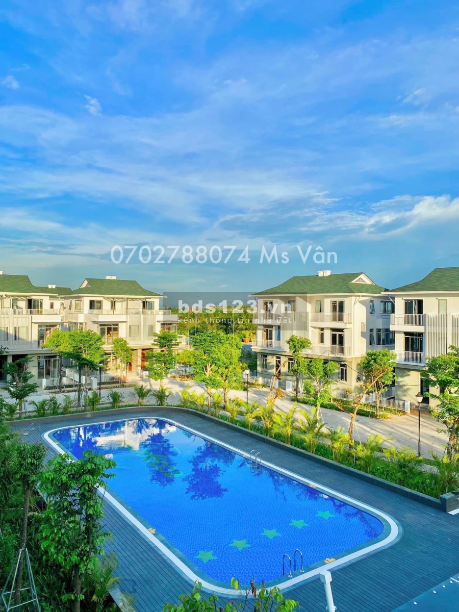 Biệt thự Song lập Eco Garden - Camellia - Duy nhất 1 căn cuối cùng view bể bơi và công viên