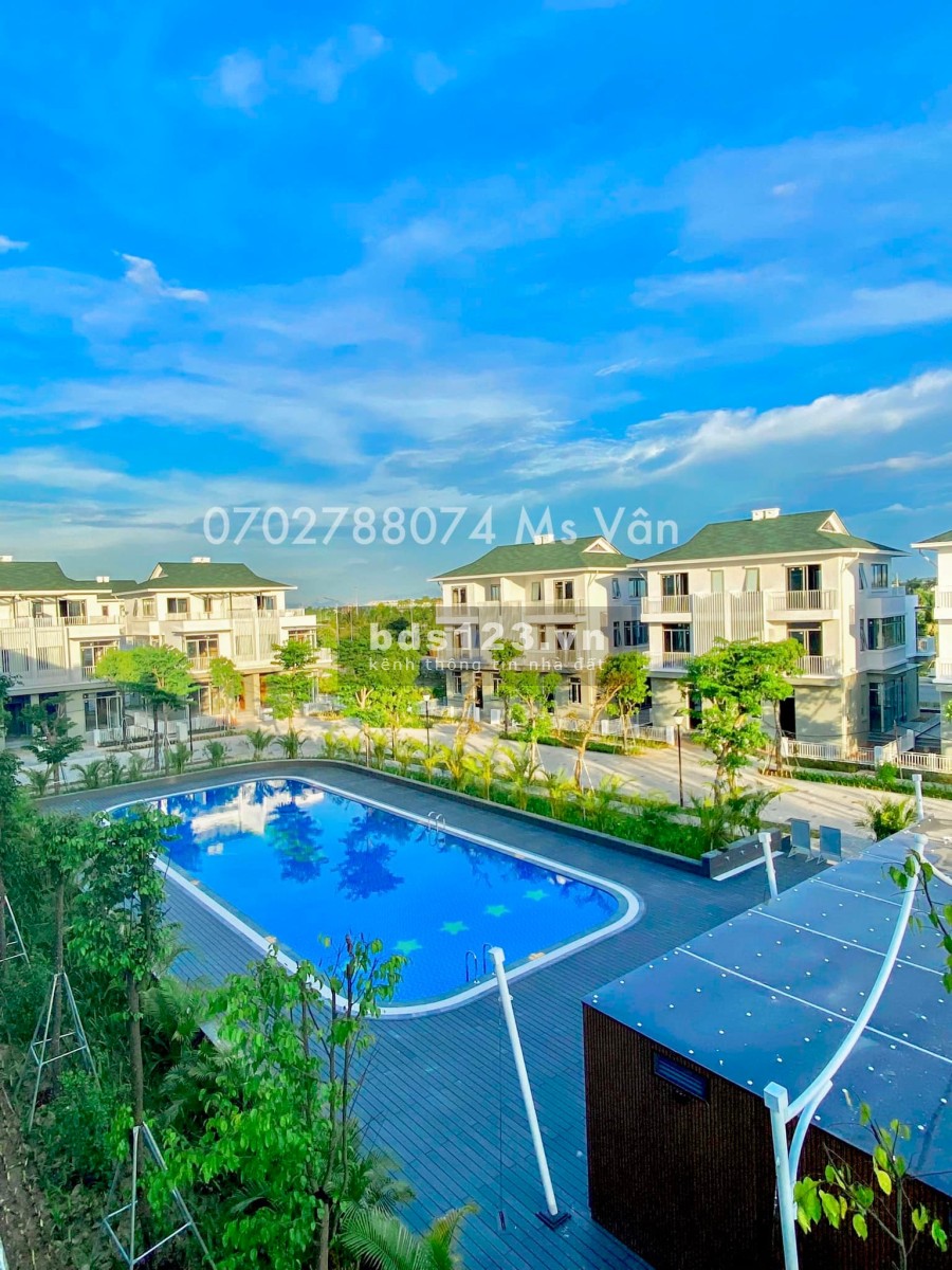 Biệt thự Song lập Eco Garden - Camellia - Duy nhất 1 căn cuối cùng view bể bơi và công viên