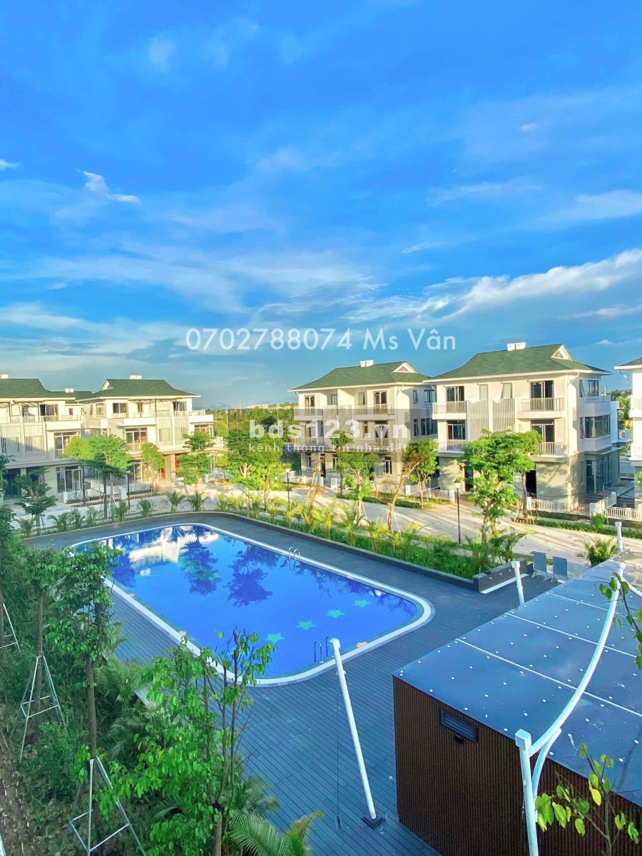 Biệt thự Song lập Eco Garden - Camellia - Duy nhất 1 căn cuối cùng view bể bơi và công viên