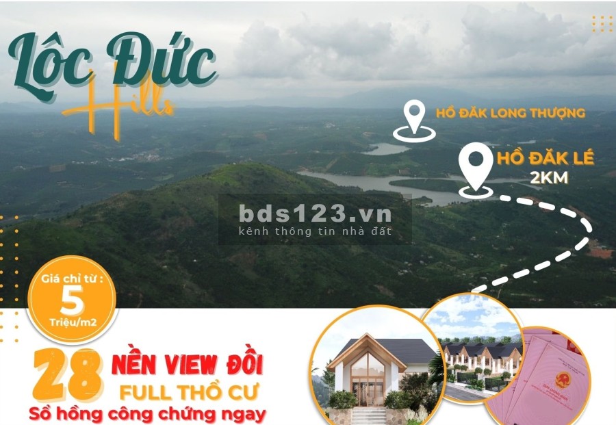 Đất thổ cư gần gần trung tâm Bảo Lâm, giá rẻ nhất khu vực, có ngân hàng cho vay