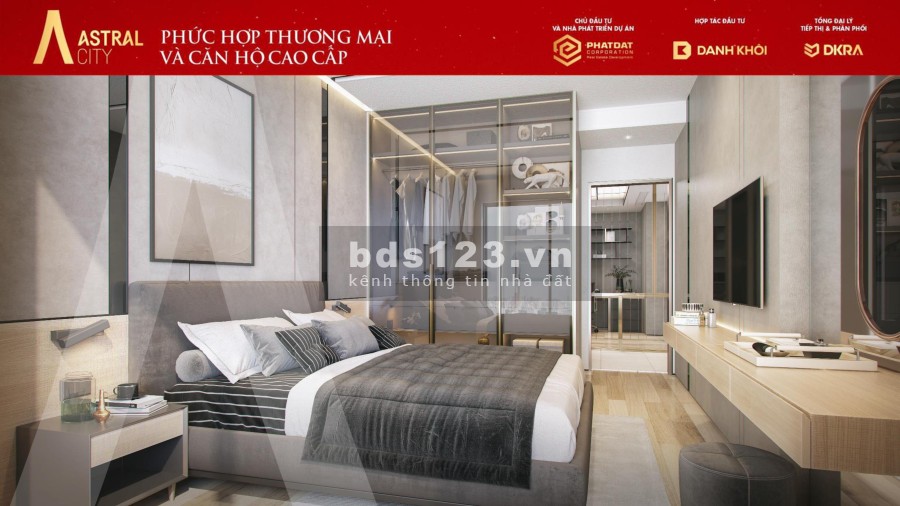 Căn hộ cao cấp Astral nẳm ngay thủ phủ công nghiệp Tp. Thuận An, Bình Dương.