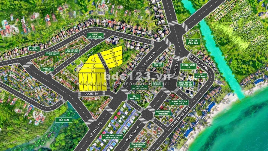 Bán nhanh đất Khánh Hòa, đất nền ở Vạn Ninh, Vạn Giã đã có sổ chính chủ bao ra sổ