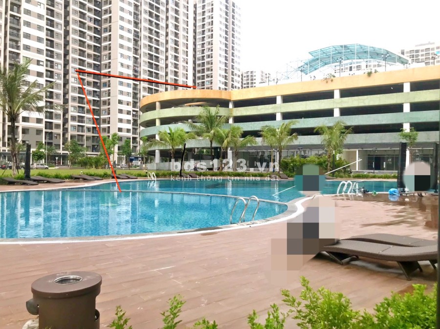 Cho thuê căn 2PN+1, view cực đẹp tại Vinhomes Ocean Park giá chỉ 8tr/ tháng