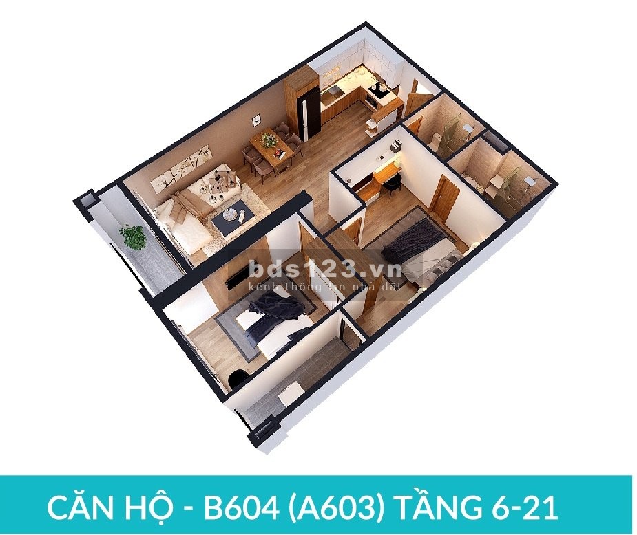 Mở bán đợt cuối CH 3 phòng ngủ giá rẻ nhất tại DA Tây Hồ River View với chiết khấu lên tới 140 triệu