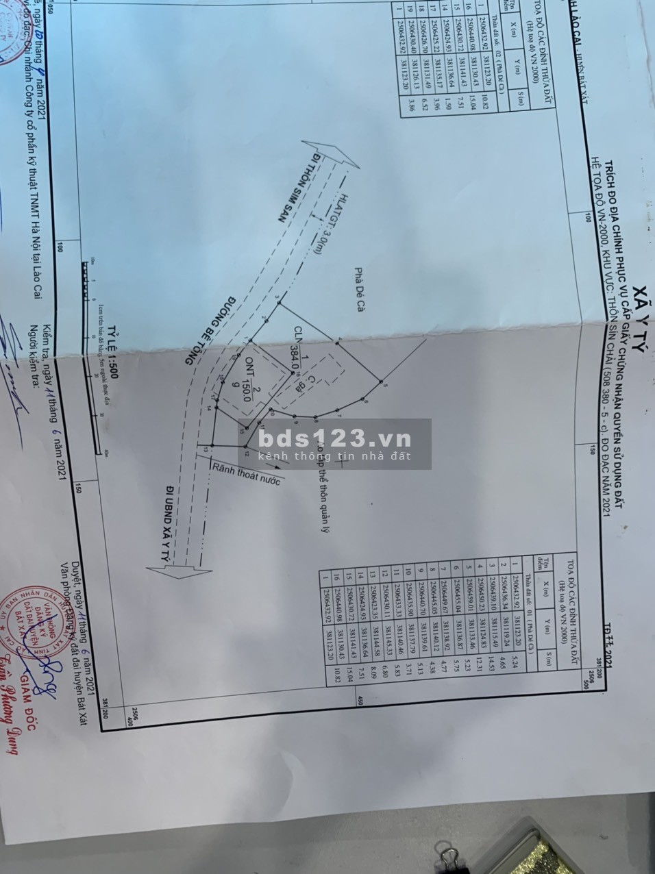 Bán đất Y tý view đẹp ngắm ruộng bậc thang mặt tiền 35m