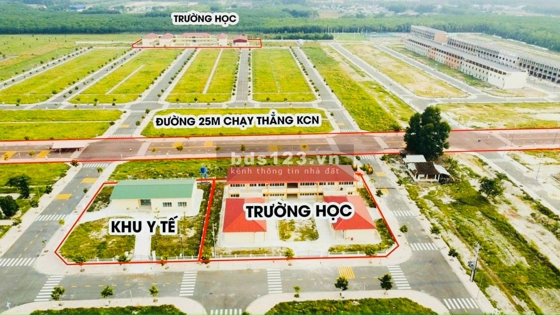 Bán đất thổ cư liền kề khu công nghiệp Bàu Bàng, Bình Dương lh 0909370517