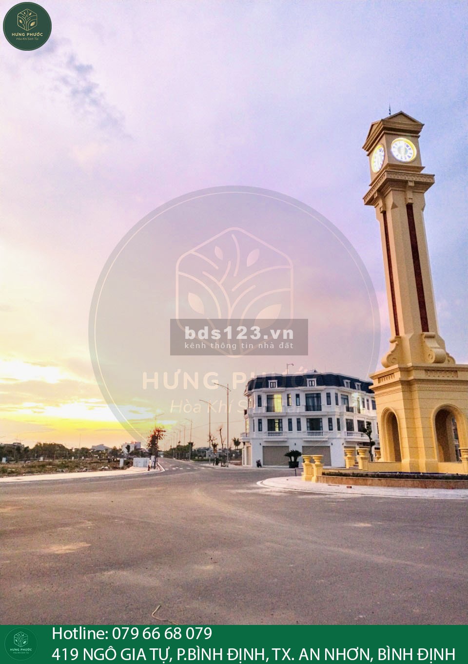 Chợ Mới An Nhơn - Hưng Định City pháp lý chính chủ bàn giao ngay