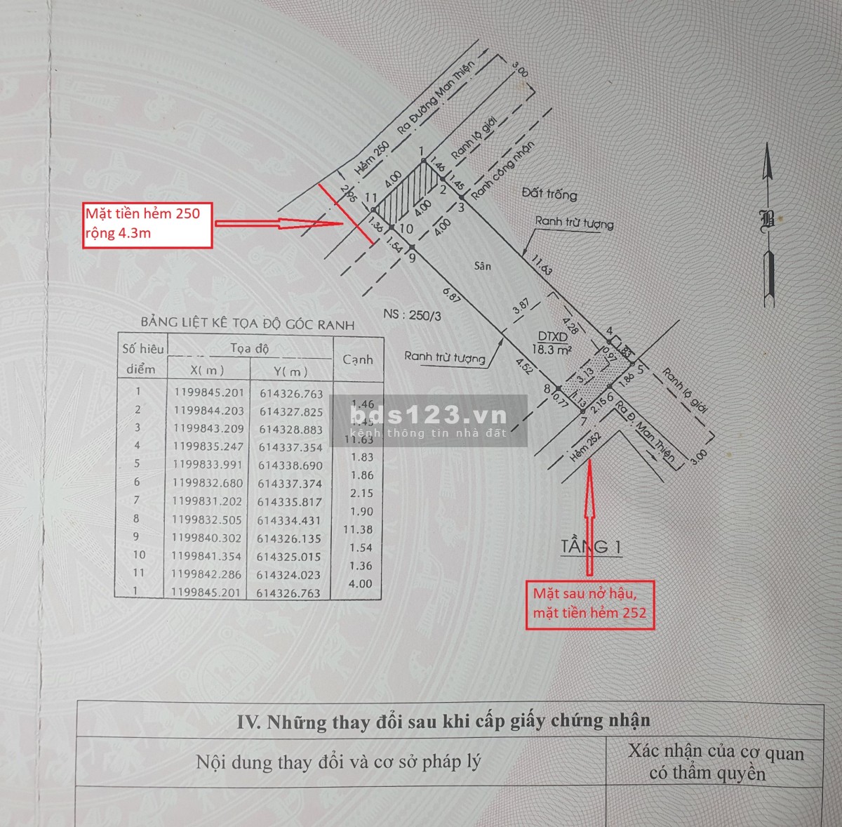 Bán đất đường Man Thiện, giá bán 3.58 tỷ hẻm xe ơi dt 53.5m2, nở hậu Tăng Nhơn Phú A