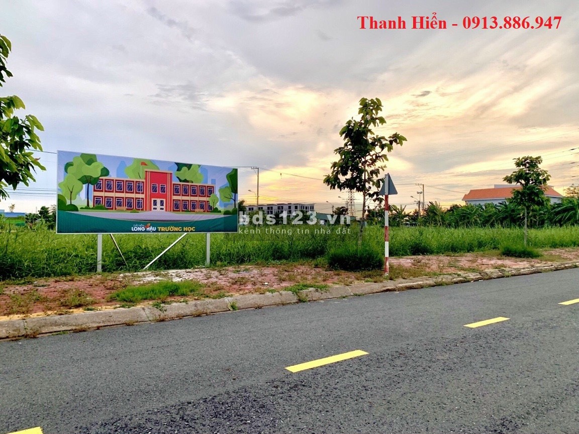 Đất nền biệt thự Long Hậu Cần Giuộc xd tự do, tiềm năng tăng giá cao, liền kề Tp.HCM