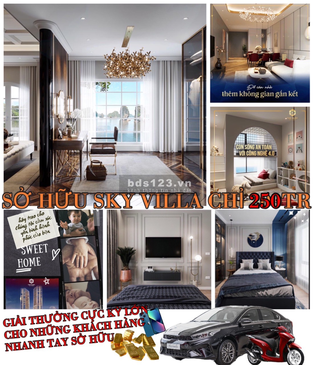 Cắt lỗ 28tr/m2 căn hộ view biển trung tâm Hạ Long, giá bao gồm cả nội thất và sổ đỏ lâu dài