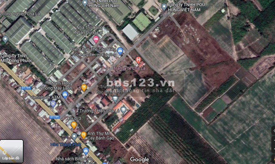 Đất tái định cư sát khu công nghiệp Chà là, sổ hồng riêng 150m2 giá F0