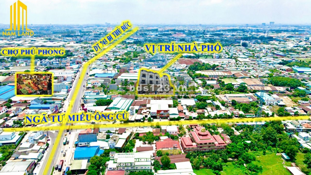 Bán nhà Thuận An 1 trệt 2 lầu diện tích sử dụng 60m2 thanh toán 850tr nhận nhà