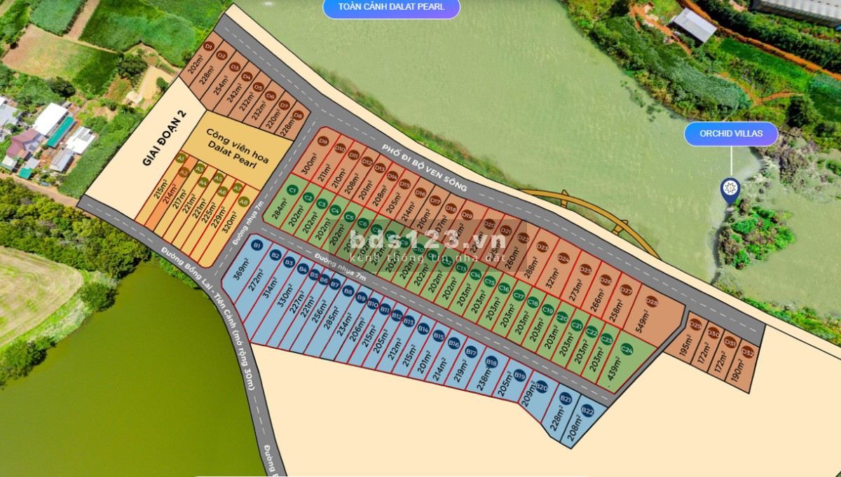 Đalatpearl - đất nền biệt thự nghỉ dưỡng ven đà lạt, liền kề sân bay quốc tế Liên Khương