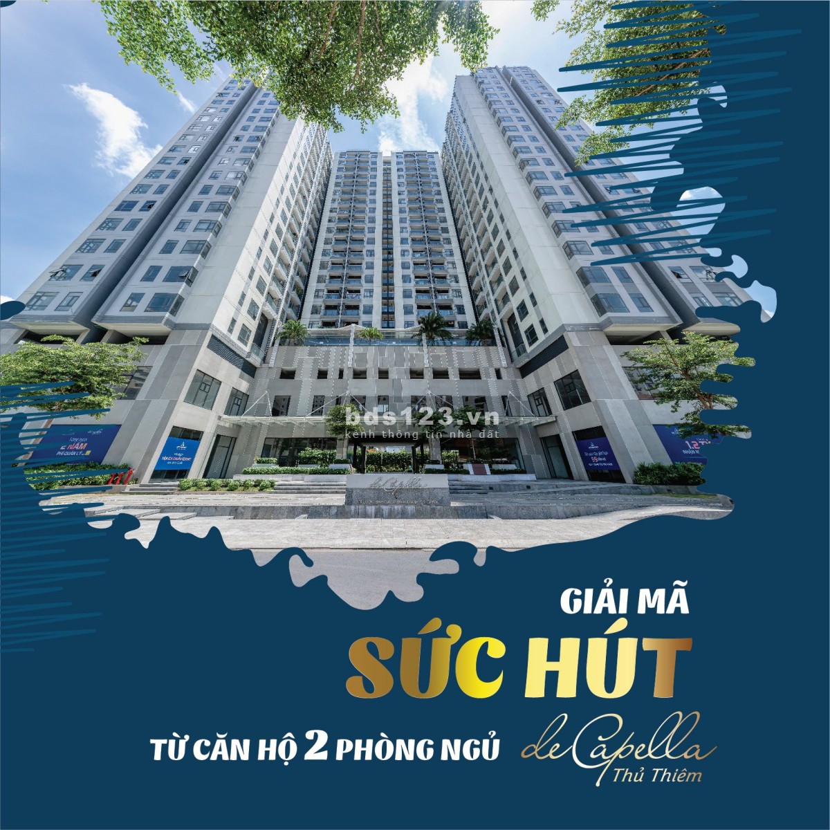 Bán căn hộ 3 phòng ngủ dự án De Capella Lương Định Của, mã căn B12.08, DT102m2, giá 6,3 tỷ