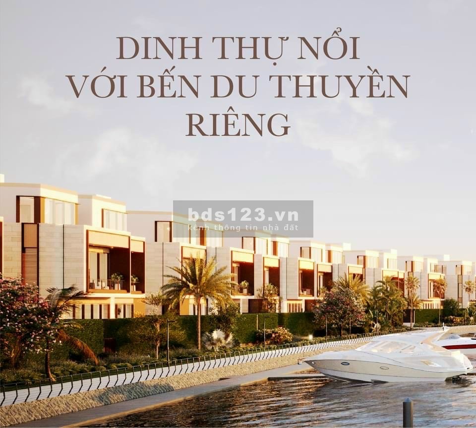 Bán Dinh thự nổi Rivus ElieSaab 580m2 vip nhất VN, bến du thuyền hồ bơi sân vườn riêng lh 0937658883