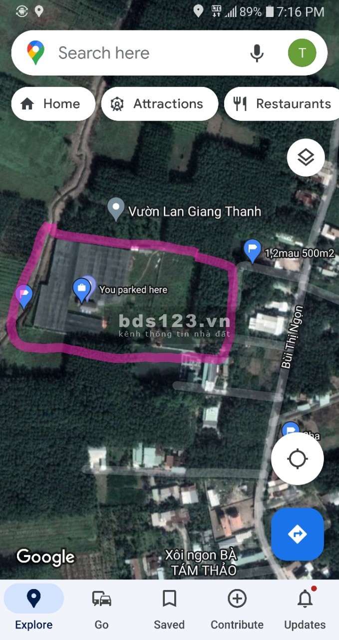 Cần bán đất ở Củ Chi xã An Nhơn Tây diện tích 14.000m2, pháp lý chính chủ