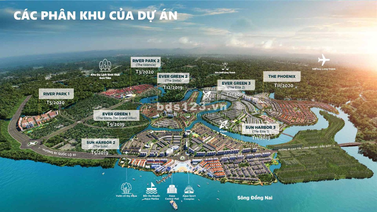 Biệt thự Aquacity căn kế góc 10x20m giá 12,2 tỷ (toàn giá) view sông. Nằm ngay công viên