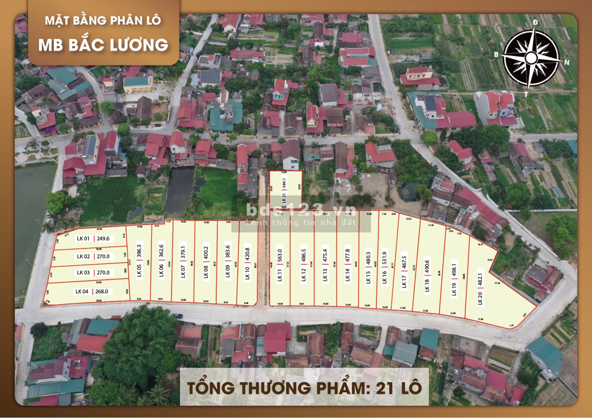 Bán đất MB thị xã Bắc Lương Thọ Xuân, Thanh Hoá, giá tốt đầu tư sinh lời
