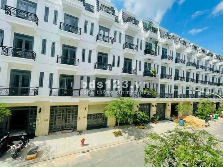 Nhà mặt tiền BẢO THỊNH RESIDENCE quận 12 giáp Gò Vấp, đường 12m,1 trệt 4 lầu,HL