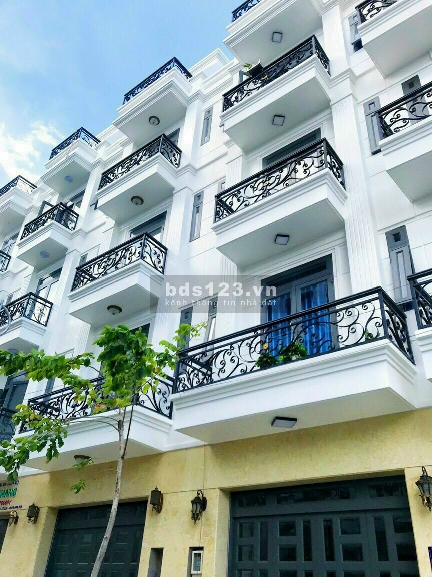 Nhà mặt tiền BẢO THỊNH RESIDENCE quận 12 giáp Gò Vấp, đường 12m,1 trệt 4 lầu,HL