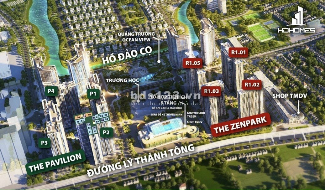 Bán gấp chung cư cao cấp Pavilion P1.1212, 2 phòng ngủ 2 nhà vệ sinh, giá 2.5 tỷ