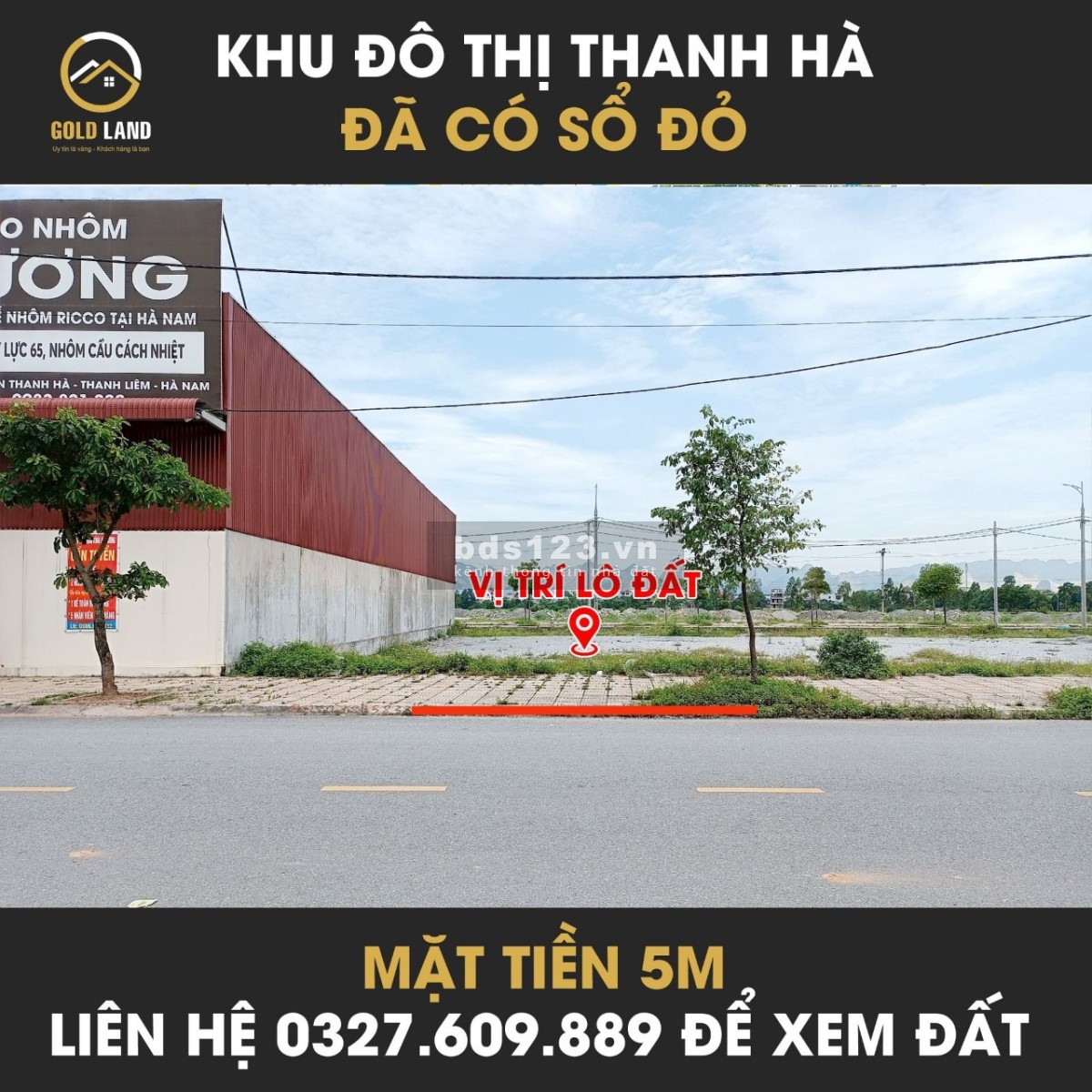 Bán khu đô thị có vị trí đẹp nhất huyện Thanh Liêm duy nhất đã có sổ đỏ