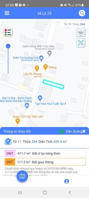 Đất mặt tiền tỉnh lộ 769 giá rẻ gần khu công nghiệp, giá tốt đường vào rộng