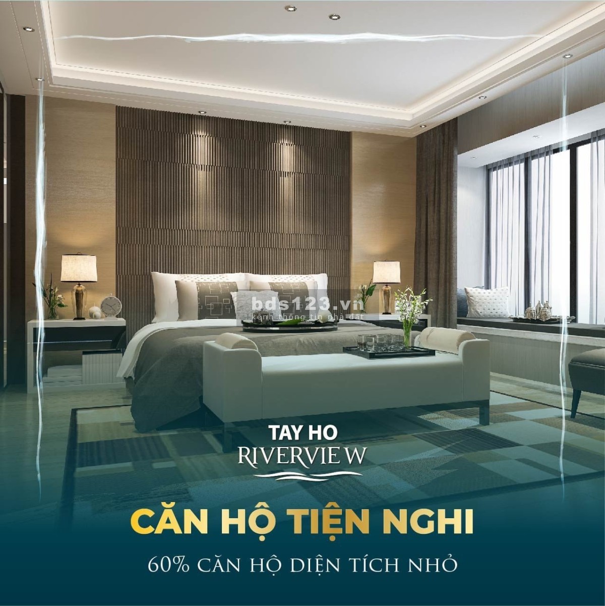 Bán gấp căn 2n cuối cùng Tây Hồ Riverview từ 2tỷ6 tầng cao view đẹp, nhận nhà ở ngay, CK 3,5%
