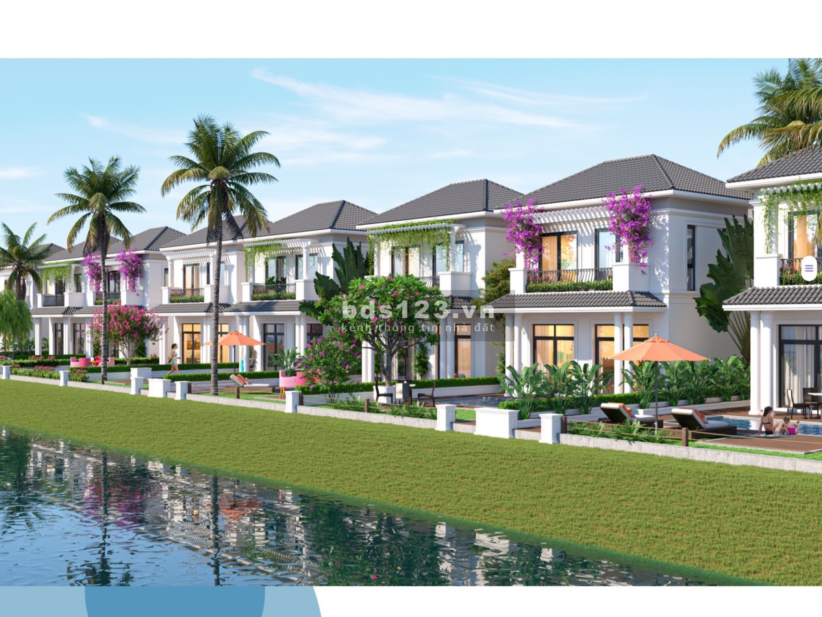 Biệt thự Hòa Bình giai đoạn đầu, đợt 1, dự án Casa Del Rio Hòa Bình, cơ hội đầu tư biệt thự x2 x3