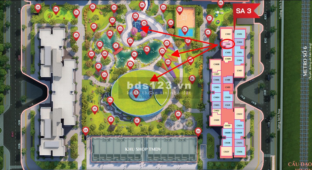 Bán căn hộ 1PN duy nhất view bể bơi Vinhomes Smart City giá 1.6 tỷ, bàn giao ngay