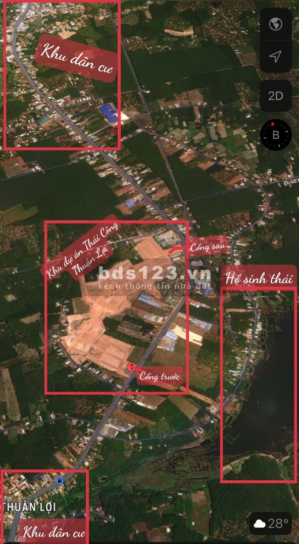 Bán đất nền full thổ cư, có sổ hồng riêng sẵn ngay mặt tiền đường DT741 Đồng Phú, Bình Phước