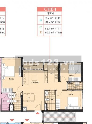 Bán căn hộ 3 ngủ 90m2 hướng Đông Nam, view rộng Vinhomes Smart City giá 3.8 tỷ