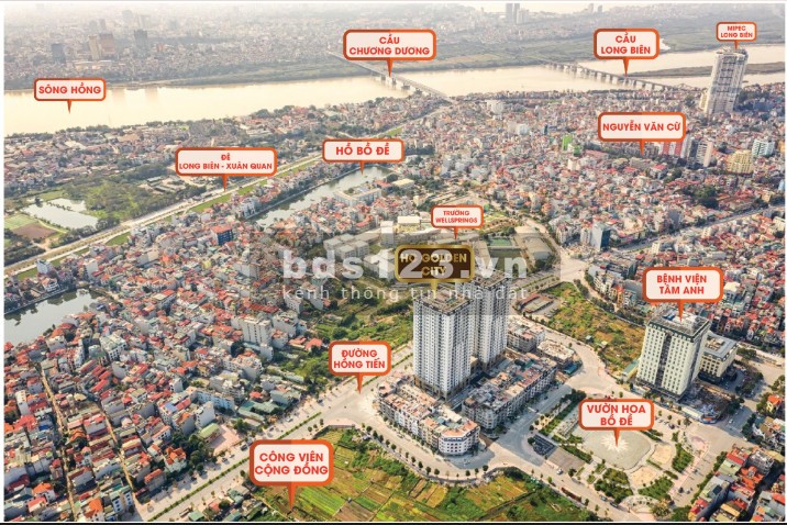 HC Golder City Long Biên: chỉ 3,8tỷ căn 3 ngủ full nội thất cao cấp, nhận quà 100 triệu