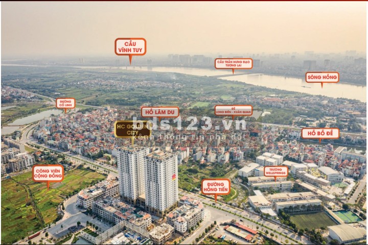 HC Golder City Long Biên: chỉ 3,8tỷ căn 3 ngủ full nội thất cao cấp, nhận quà 100 triệu