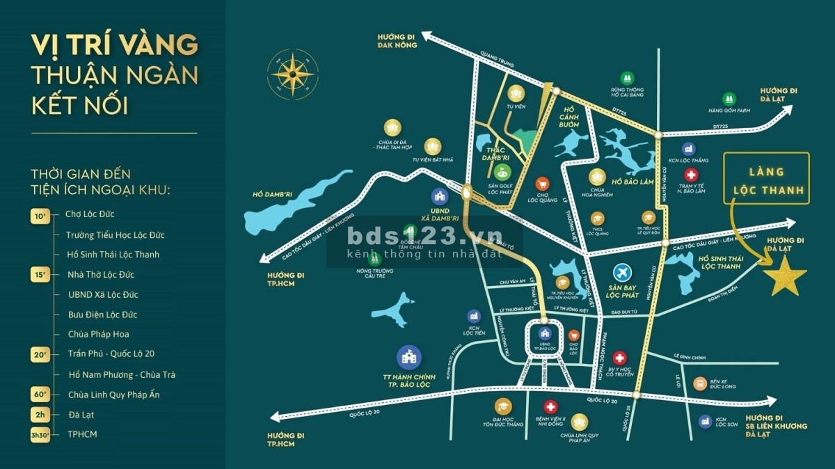 Bán đất thổ cư đường Đoàn Thị Điểm, Lộc Thanh, Bảo Lộc, Lâm Đồng giá đầu tư