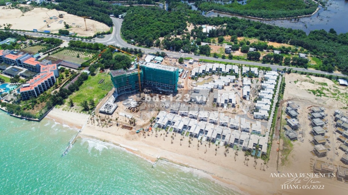 Cập nhật tiến độ xây dựng dự án- Angsana Residences Hồ Tràm- Tháng 5/2022
