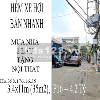 Bán nhà cực đẹp sổ vuông nở hậu nhẹ mua bán tặng nội thất Zin, giá thương lượng