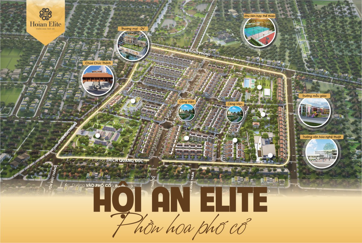 Hãy trở thành nhà đầu tư thông minh ngay hôm nay với Hội An elite tiện ích đầy đủ
