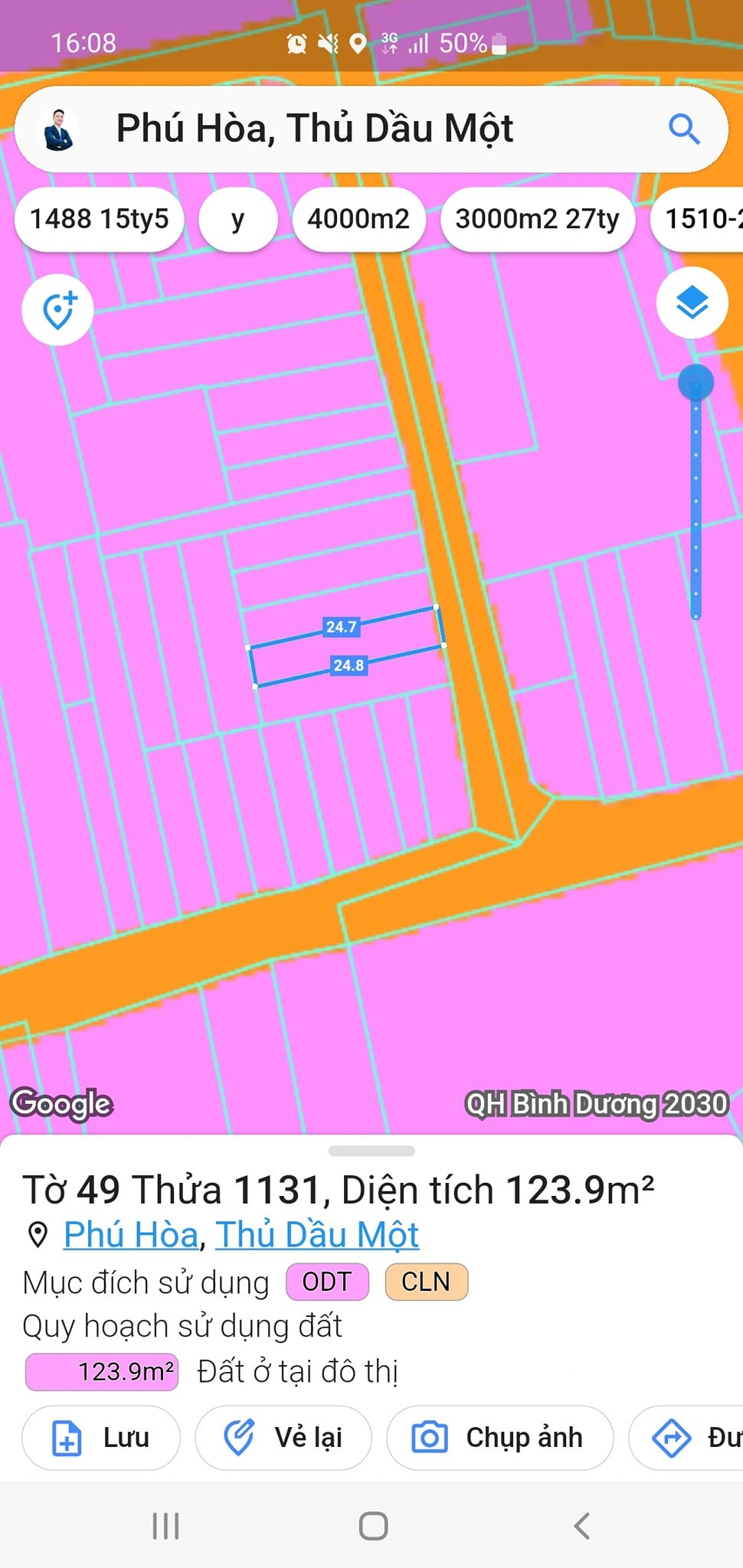 Bán đất diện tích 5x25 Nguyễn Thị Minh Khai Phú Hoà Thủ Dầu Một, lh 0917888787