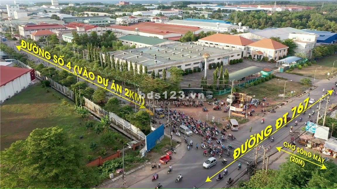 Bán đất thổ cư 100% Trảng Bom- liền kề kcn Sông Mây 1,2 tỷ ck15%, ngân hàng 60%