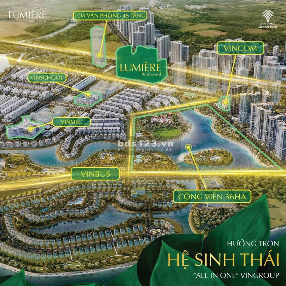 Vốn đầu từ 375TR sở hữu ngay Căn hộ Lumière Boulevard - C/Hộ Xanh 3D lớn nhất TPHCM chiết Khấu cao