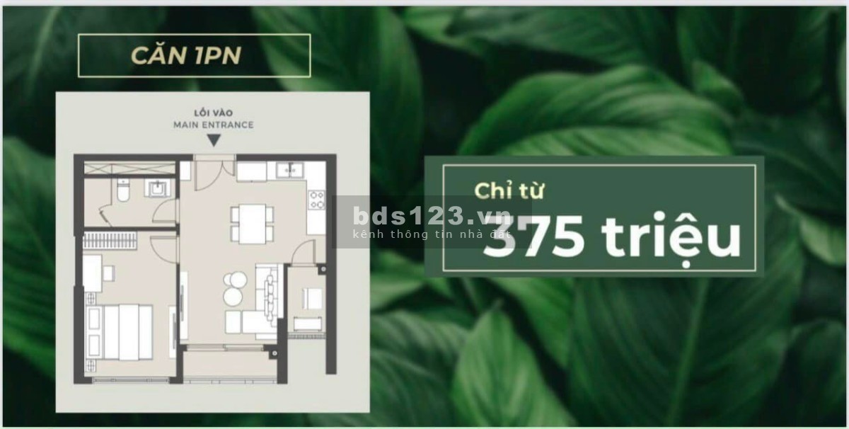 Vốn đầu từ 375TR sở hữu ngay Căn hộ Lumière Boulevard - C/Hộ Xanh 3D lớn nhất TPHCM chiết Khấu cao