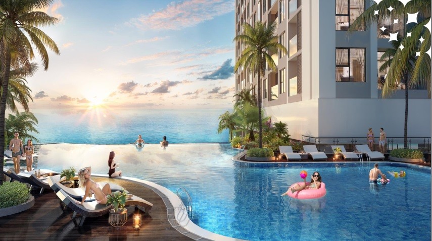 Chung cư cao cấp mặt biển giá đầu tư chỉ từ 250 triệu, pháp lý chuẩn, tiện ích đủ
