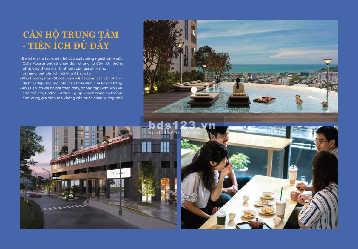 Căn hộ Calla Apartment dành cho giới trẻ an cư tại Quy Nhơn, chỉ từ 950 triệu/căn