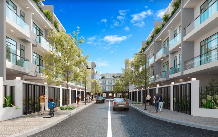 Bán nhà phố liền kề sát bên làng đại học giá bán 6.5 tỷ/căn, thanh toán từng tháng